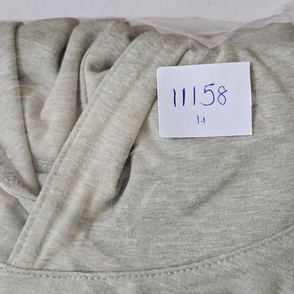 Everlane Sweater Mens L Lt Green Pullover Hoodie Long Sleeve Stretch Zip Pocket‎ - Picture 13 of 13